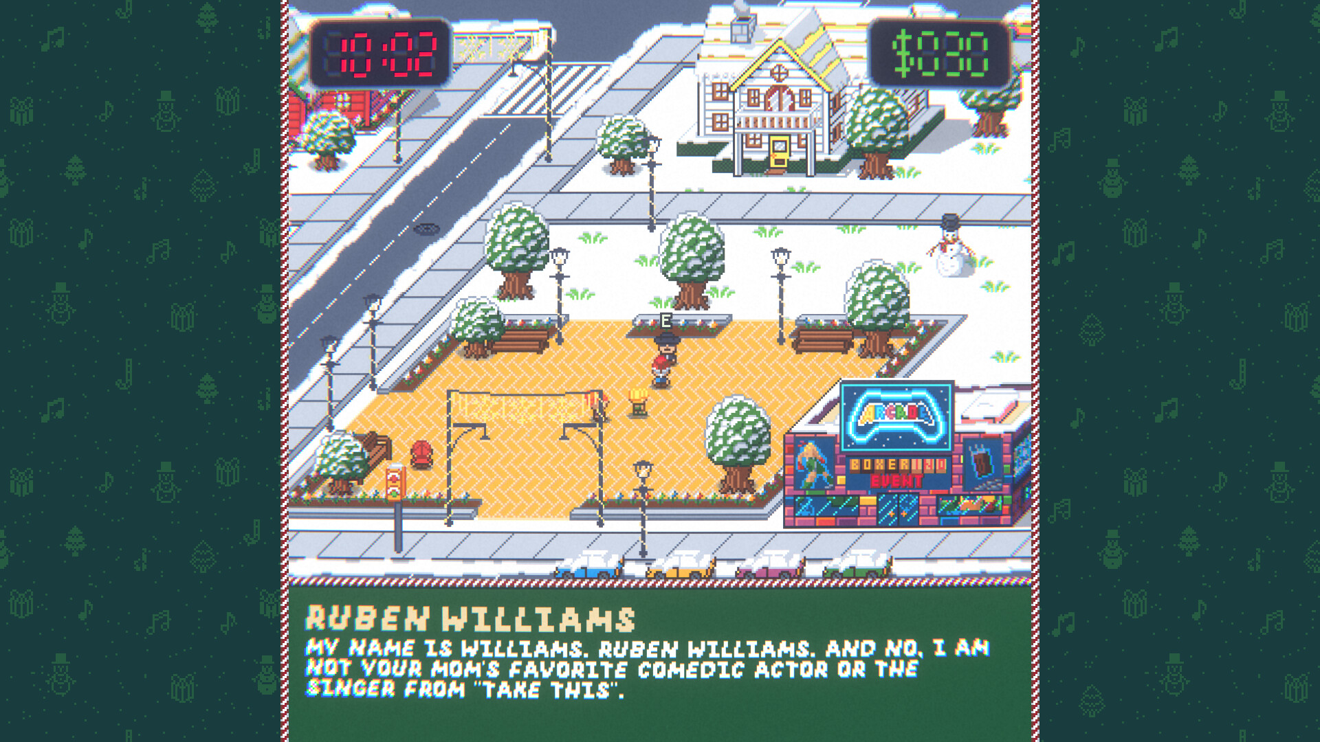 Touch Grass: A Bit-Sized Christmas Adventure screenshot 8