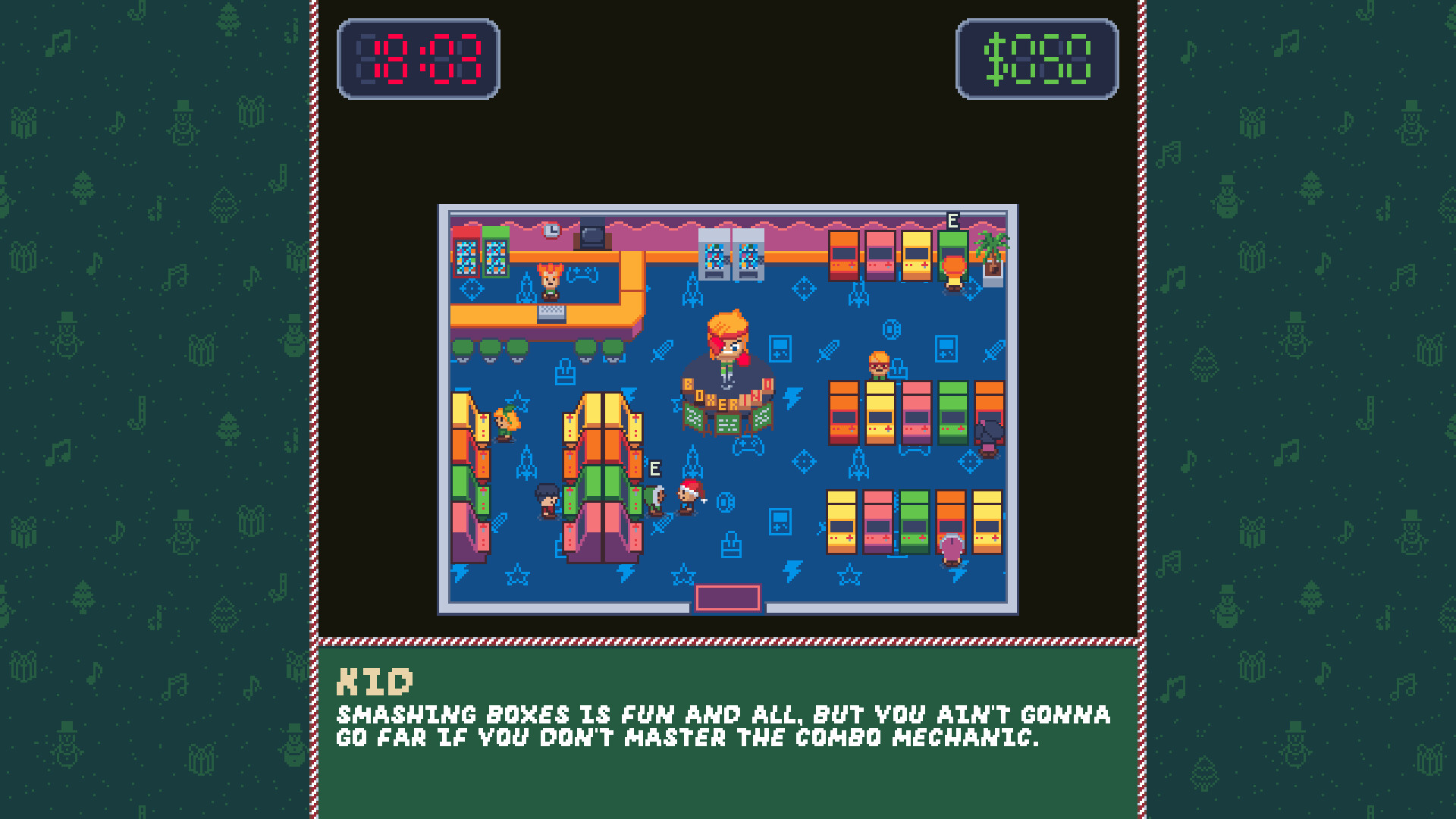 Touch Grass: A Bit-Sized Christmas Adventure screenshot 9
