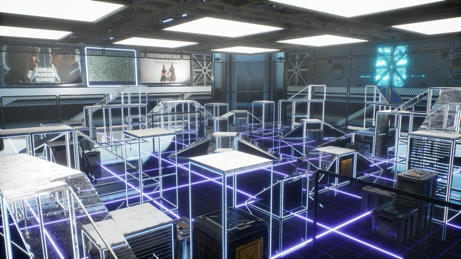 Unreal Parkour Running screenshot 1