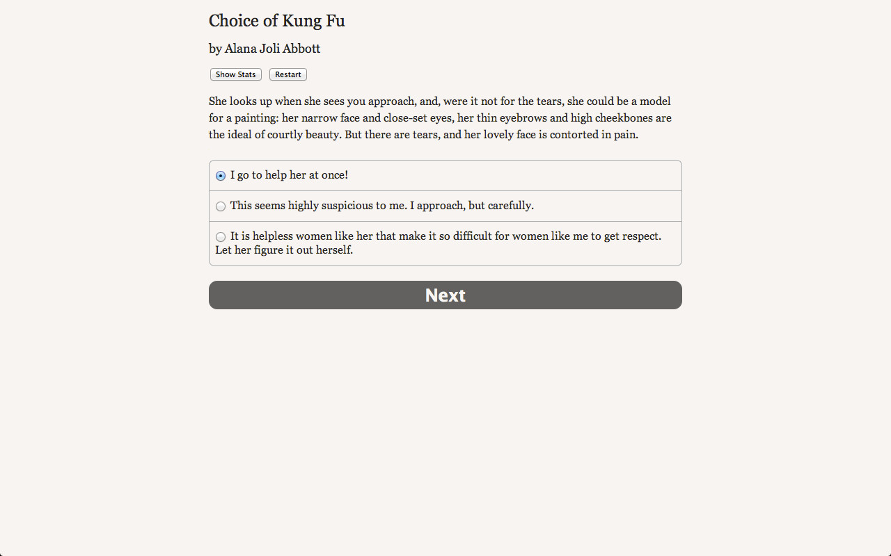 Choice of Kung Fu screenshot 2