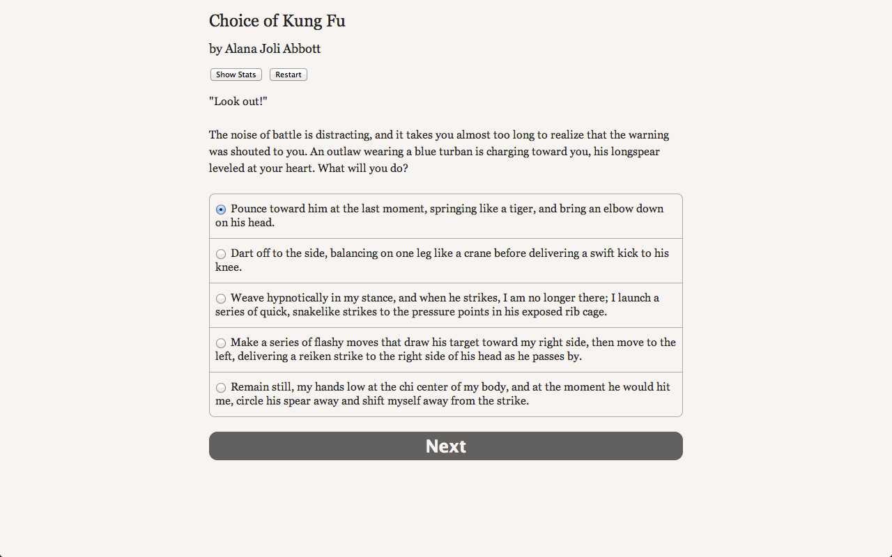 Choice of Kung Fu screenshot 5
