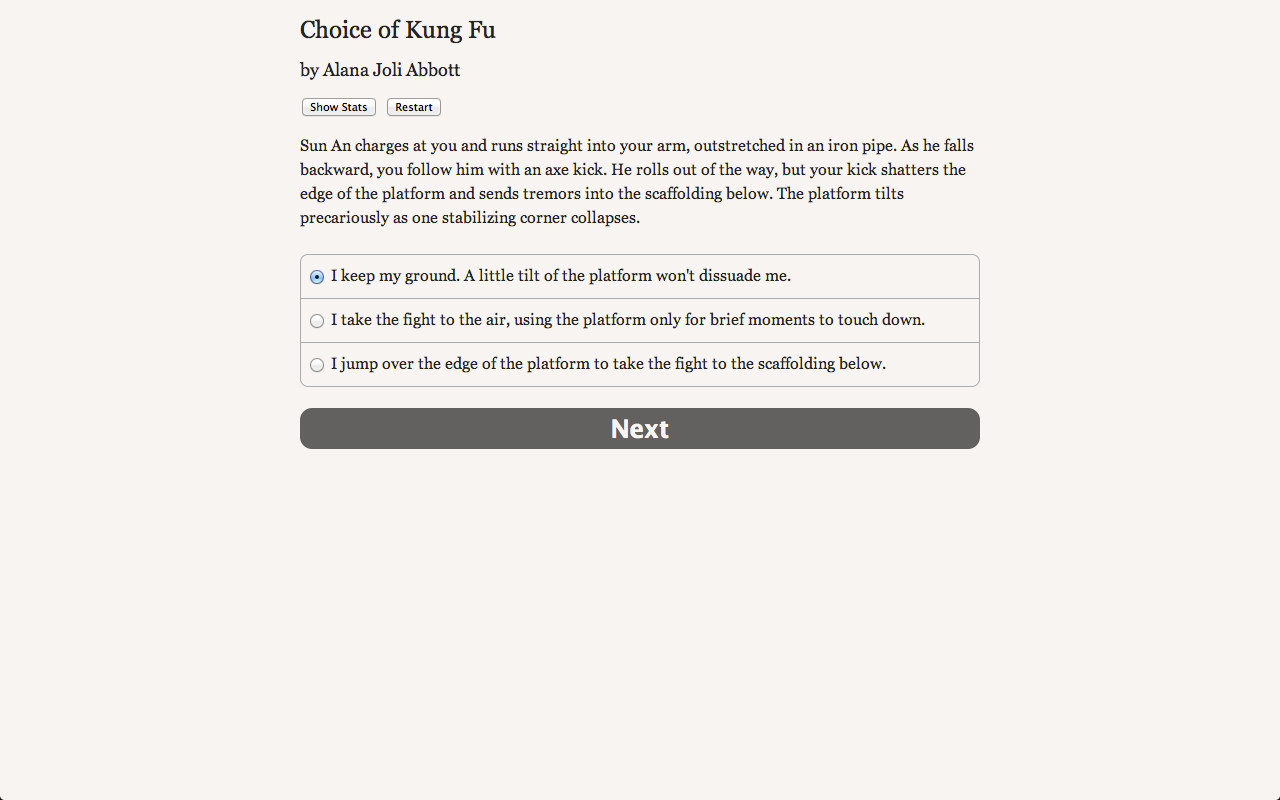 Choice of Kung Fu screenshot 4