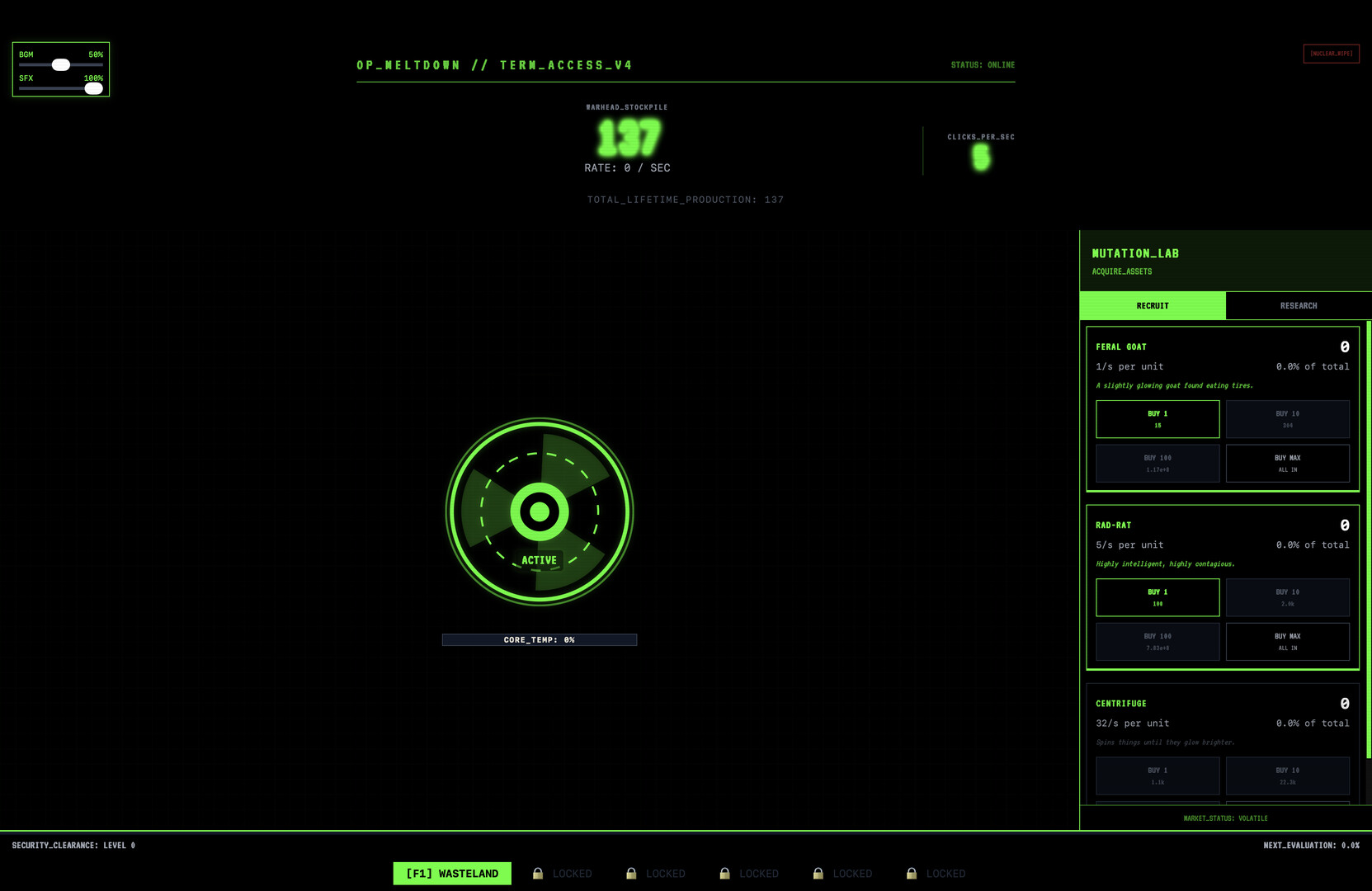 Goat Nuclear Clicker screenshot 2