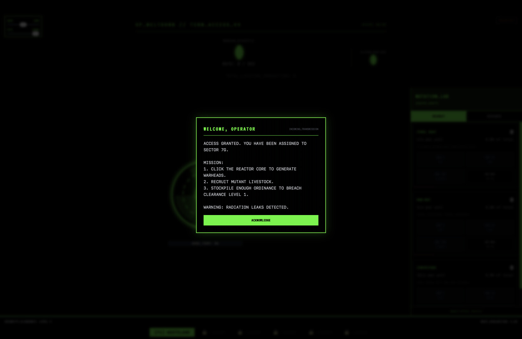 Goat Nuclear Clicker screenshot 1