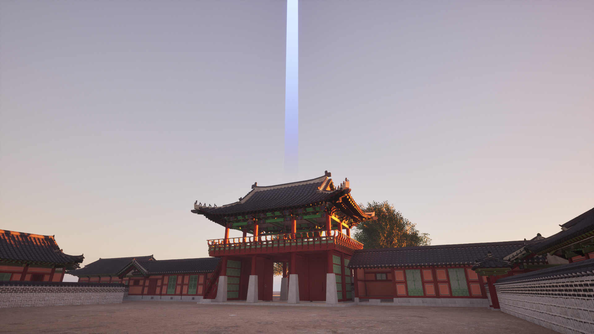 A walk in Hwaseong Temporary Palace at night screenshot 5