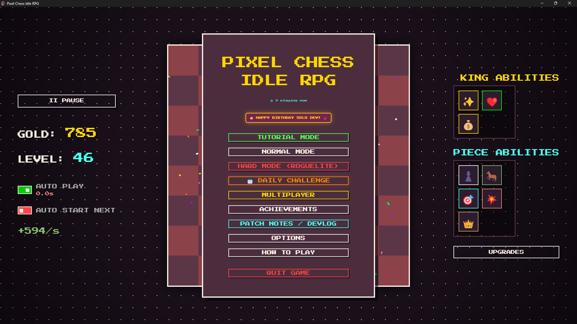 Pixel Chess Idle RPG screenshot 1