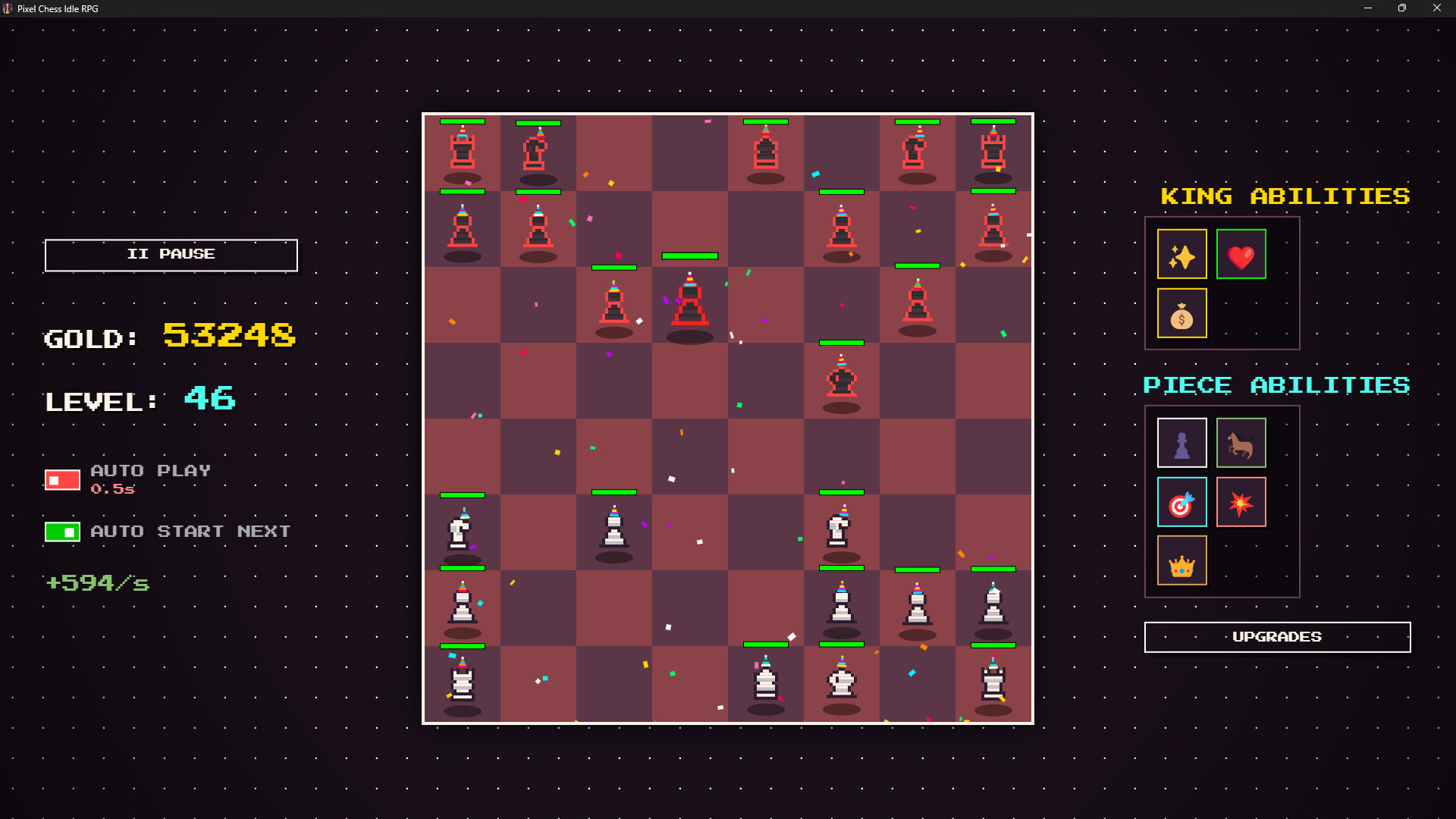 Pixel Chess Idle RPG screenshot 2