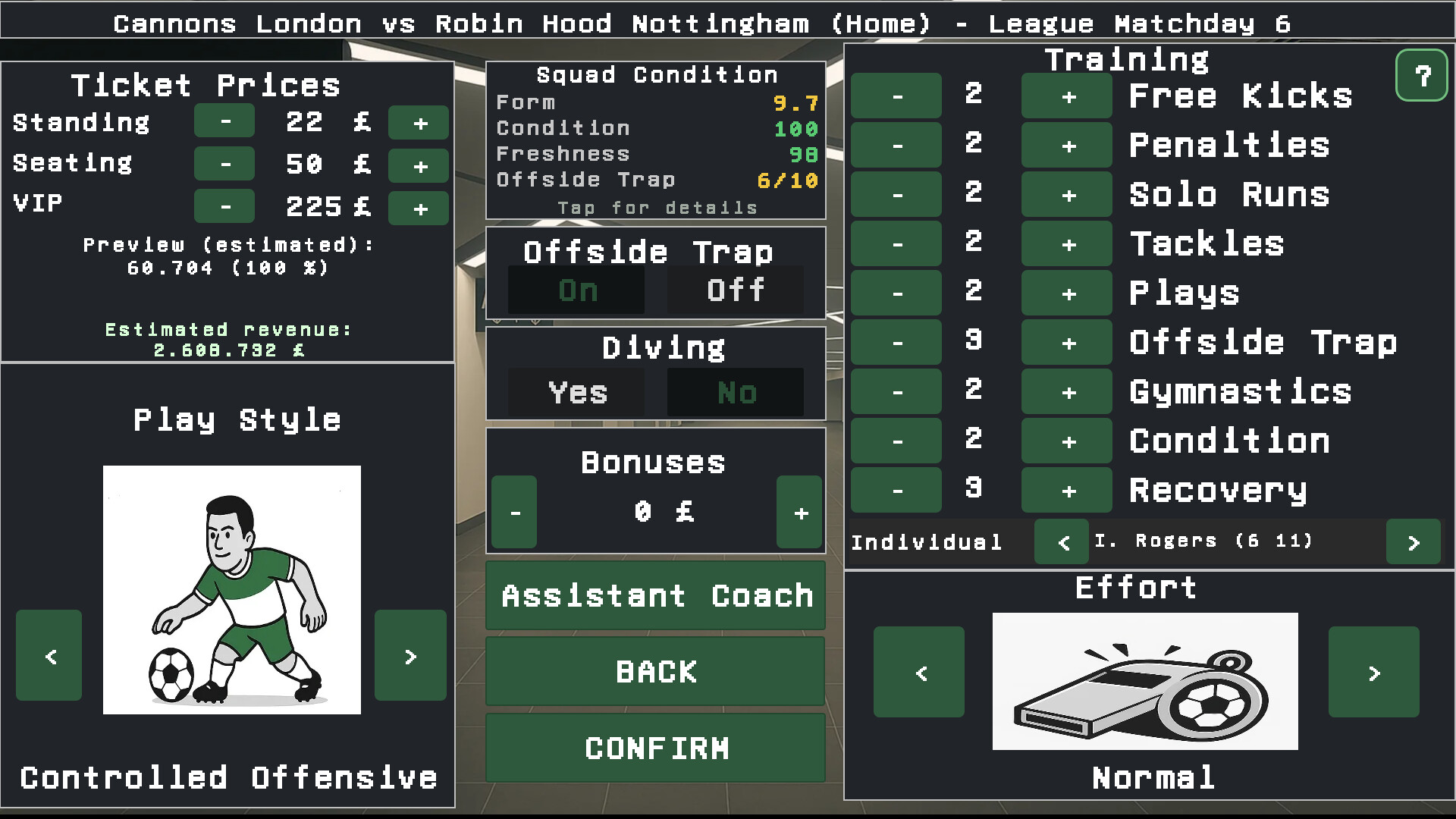 Whistle1 - Retro Football Manager screenshot 9