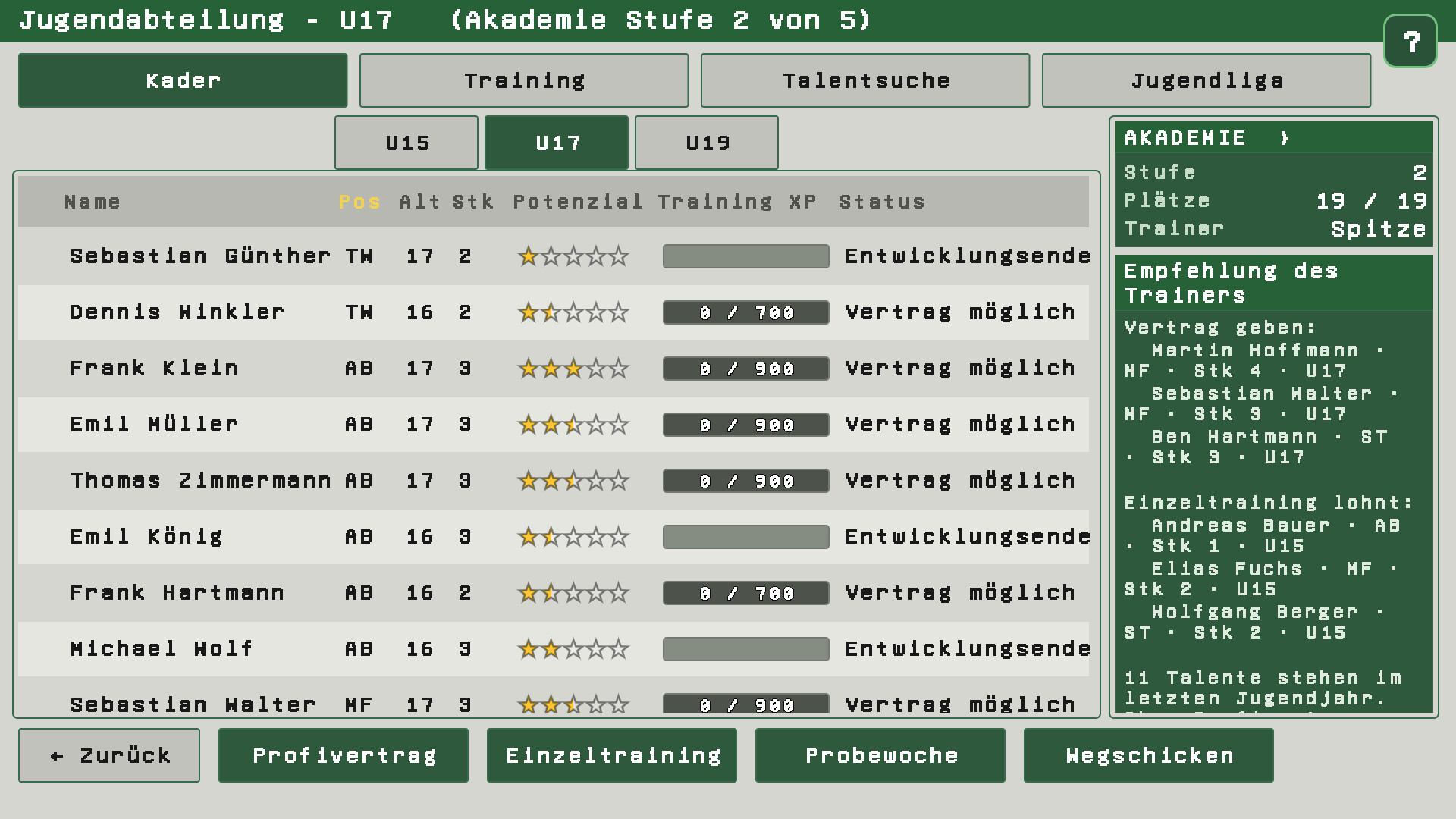 Whistle1 - Retro Football Manager screenshot 5