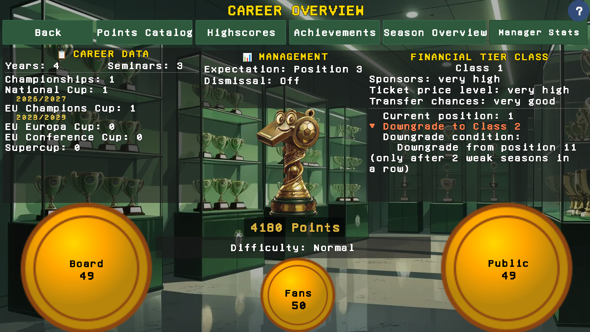 Whistle1 - Retro Football Manager screenshot 10