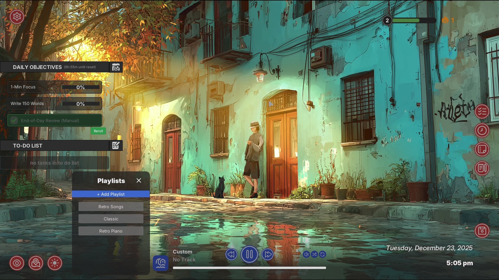 FocusScape: Lofi Productivity screenshot 1