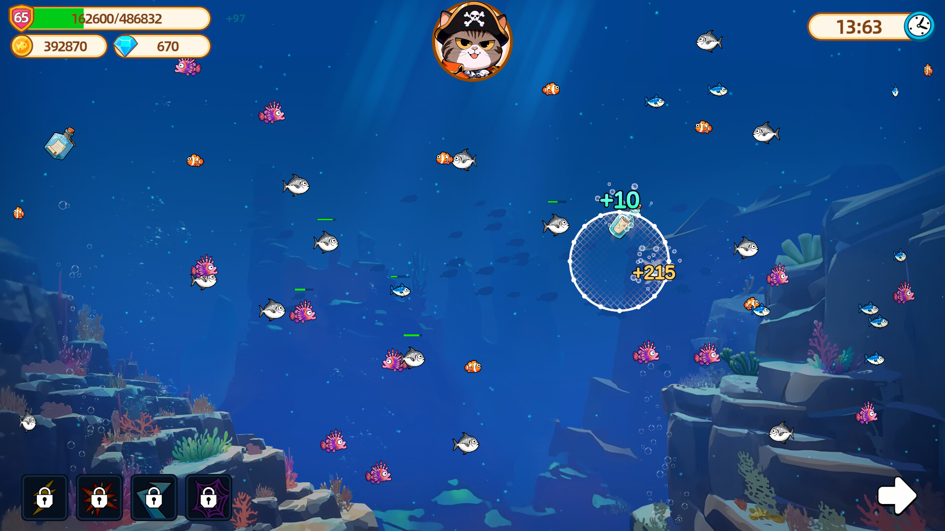 Captain Whiskers: Incremental Seas screenshot 8