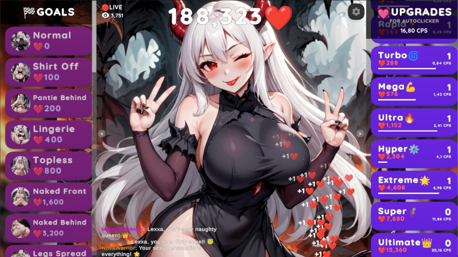 Hentai Clicker: Lexxa is streaming screenshot 5