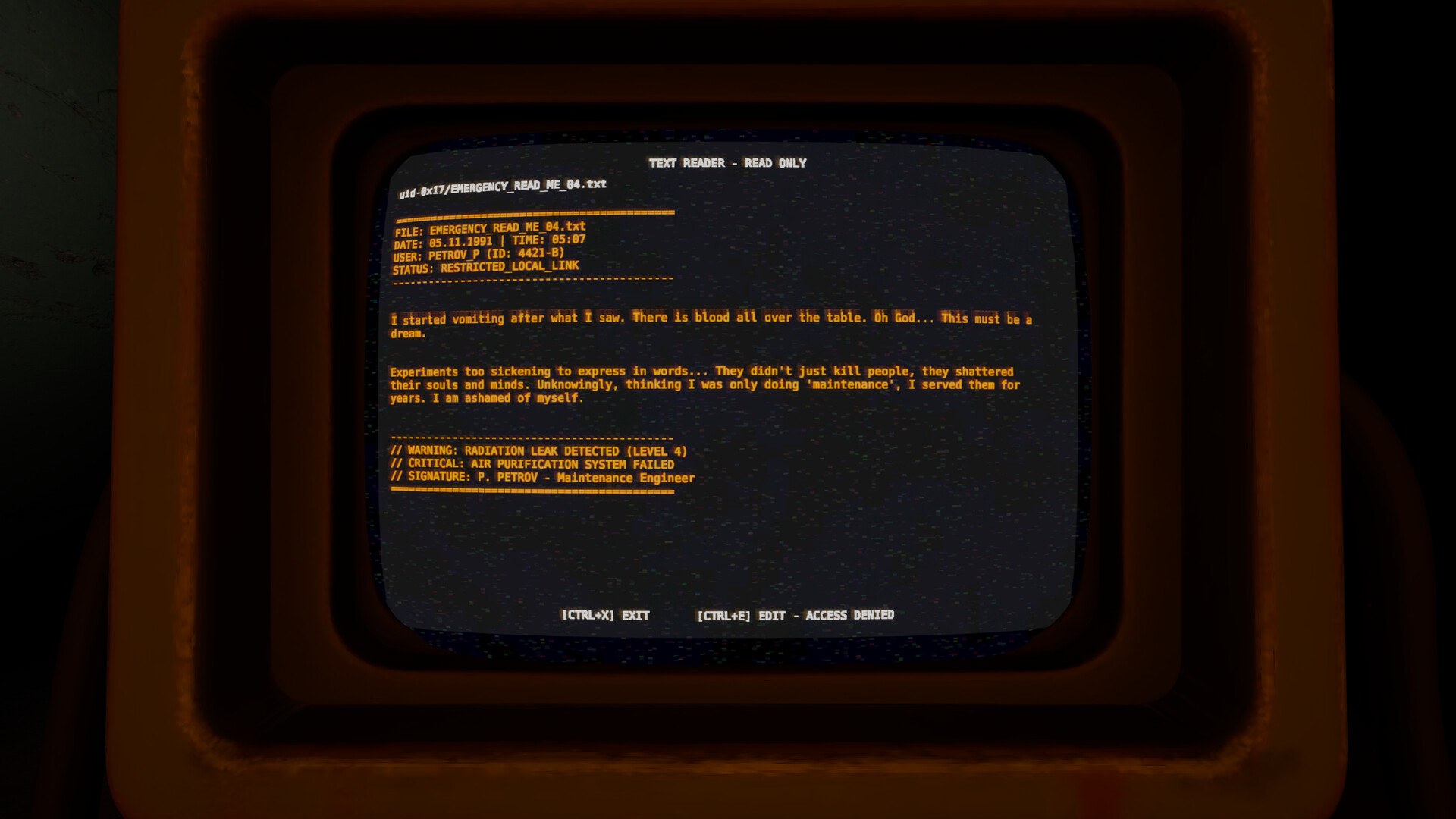 Protocol 86: Chernobyl screenshot 8