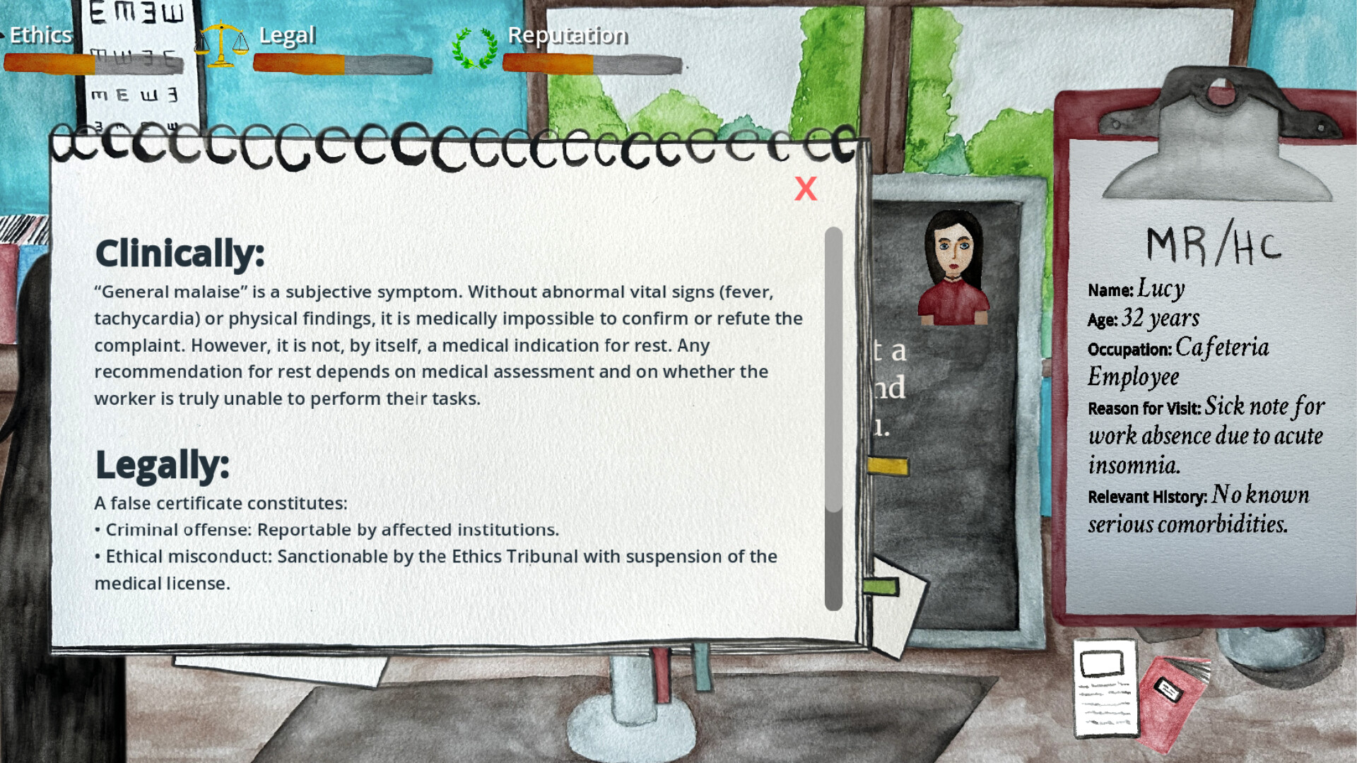 Dilemma screenshot 2