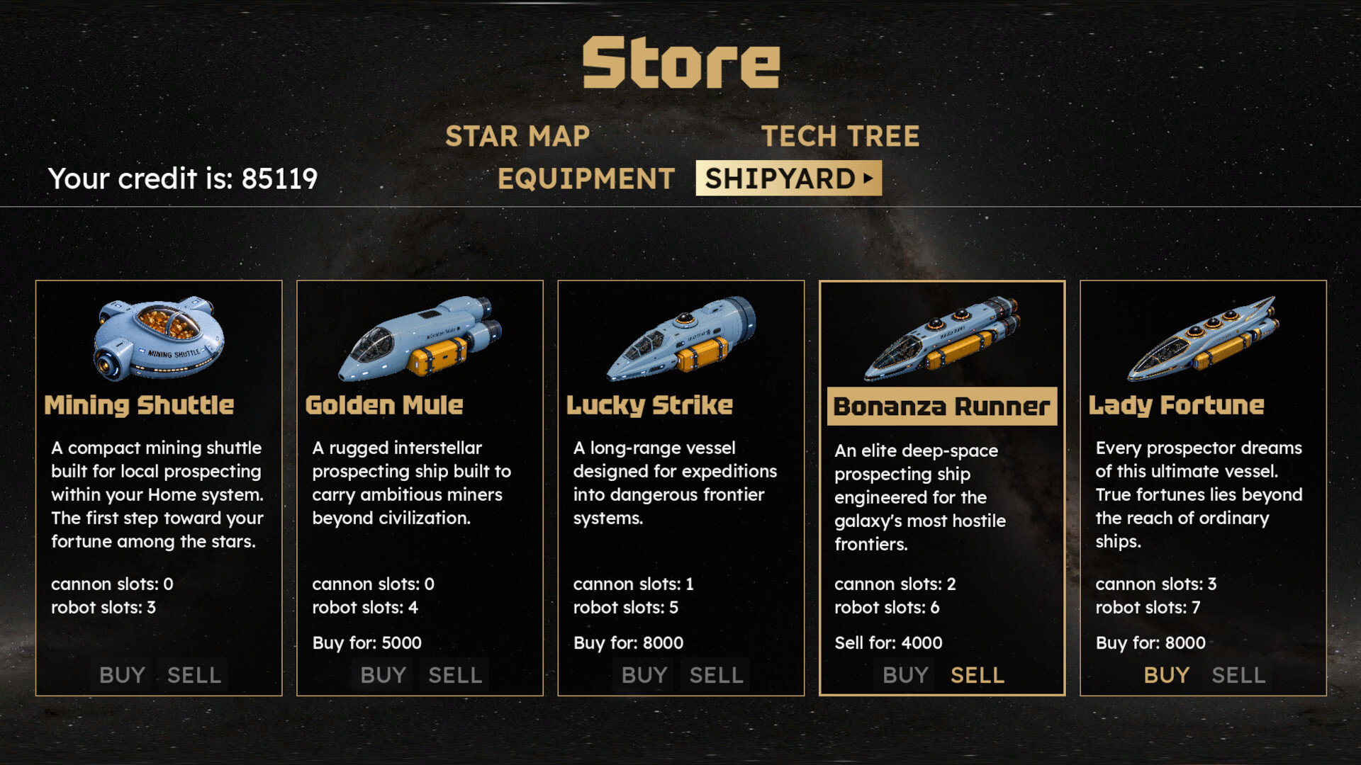Cosmic Gold Rush screenshot 9