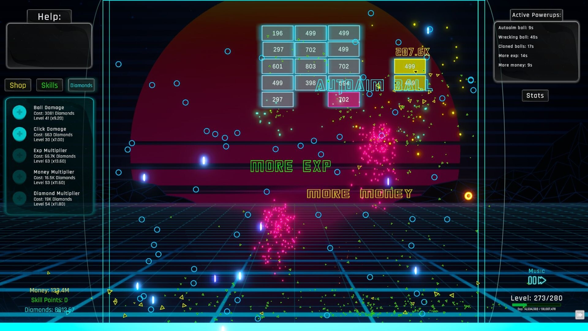 Idle Breakanoid screenshot 3
