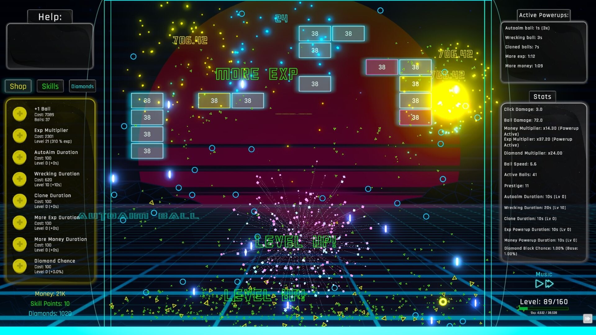 Idle Breakanoid screenshot 4