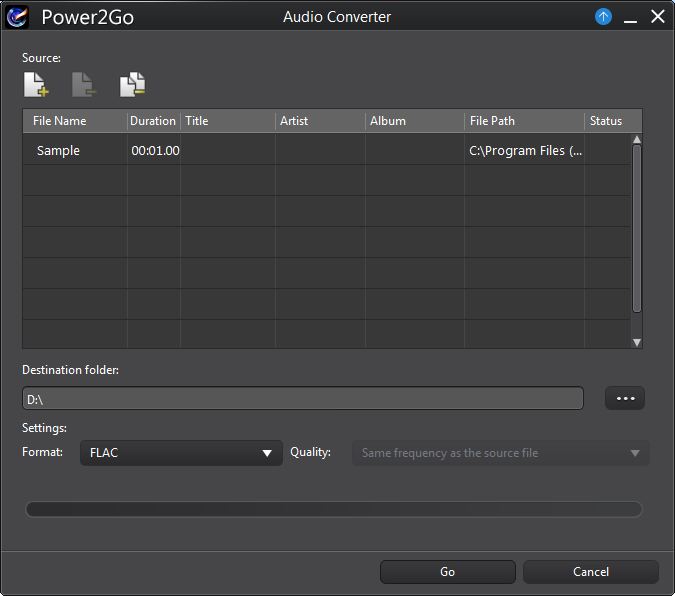 CyberLink Power2Go 10 Platinum screenshot 1