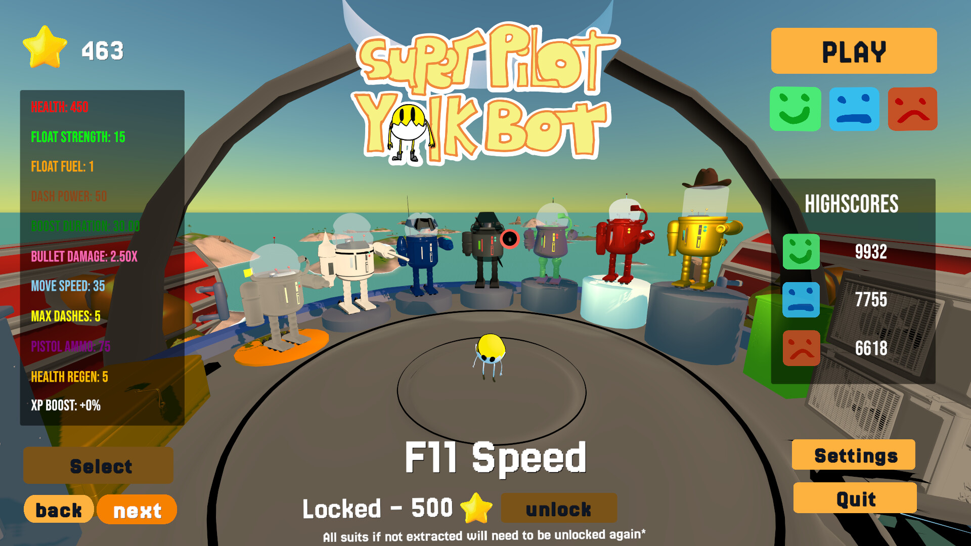 Super Pilot Yolk Bot screenshot 1