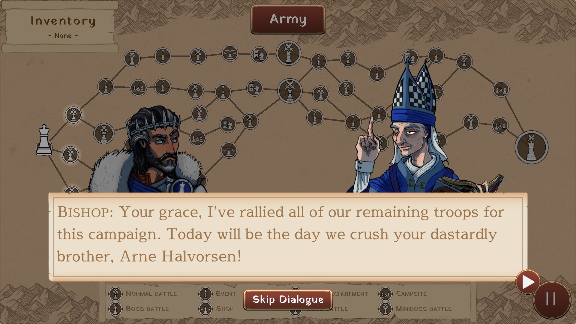 Board of the Kings: A Chess RPG screenshot 1
