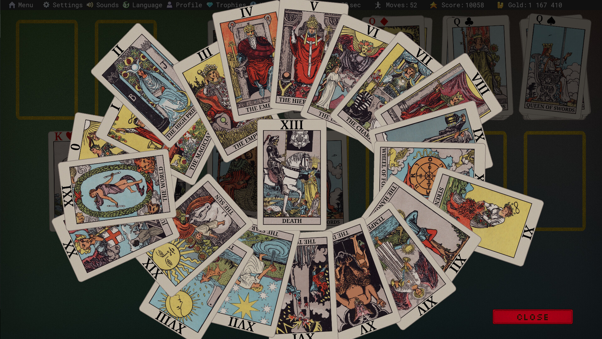 Star and Serpent Solitaire screenshot 4