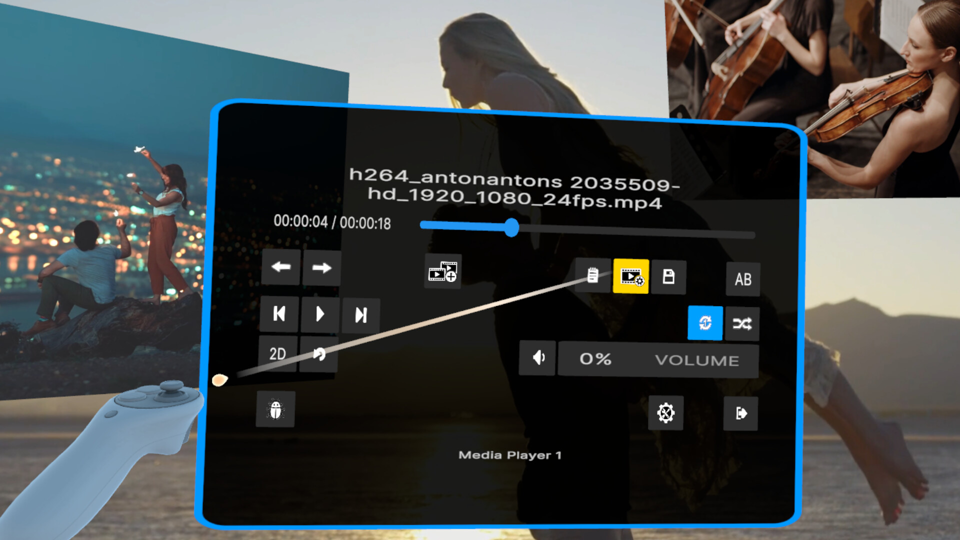 LucidVR Video Player screenshot 2