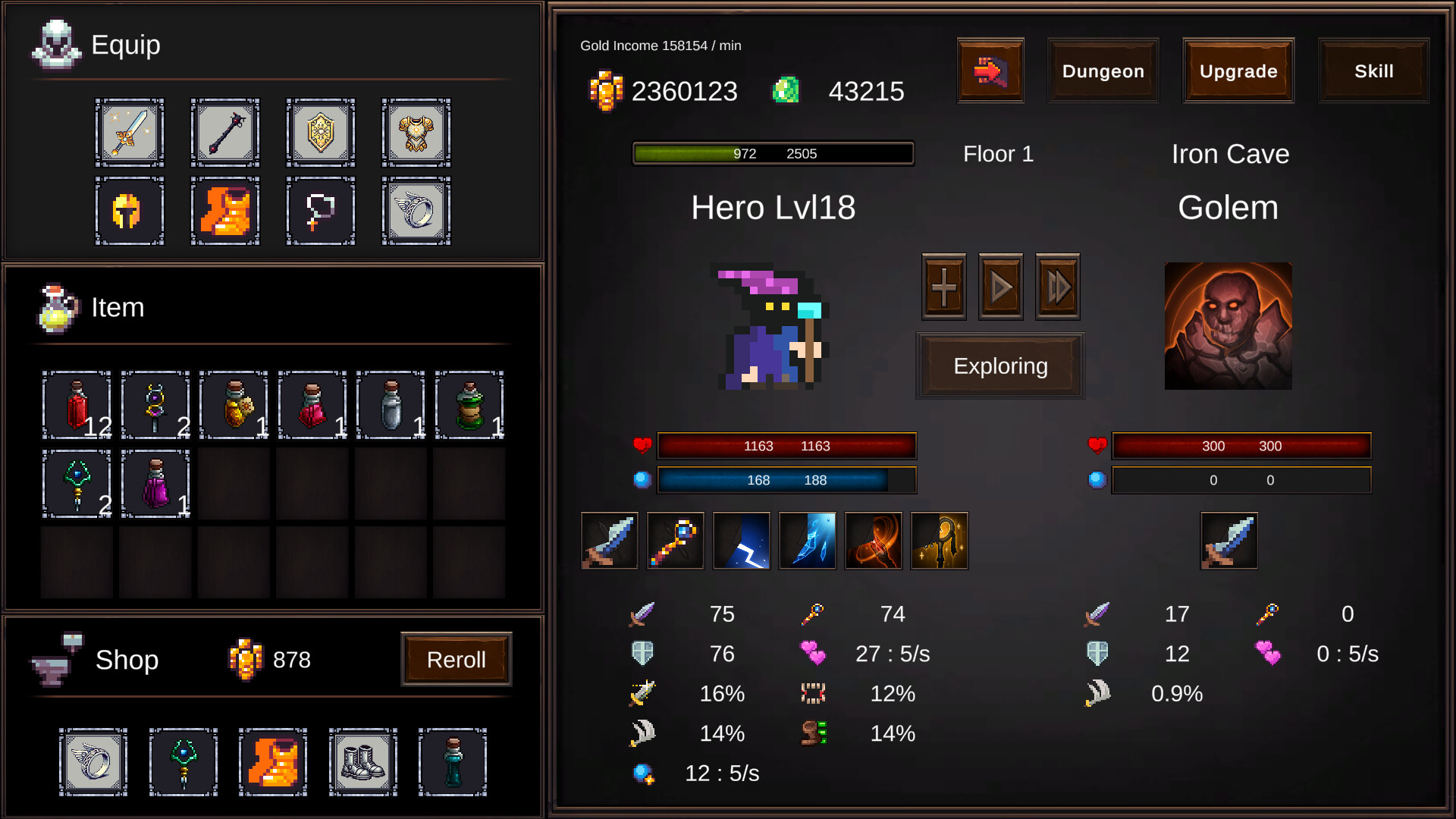Magic Hero Incremental screenshot 5