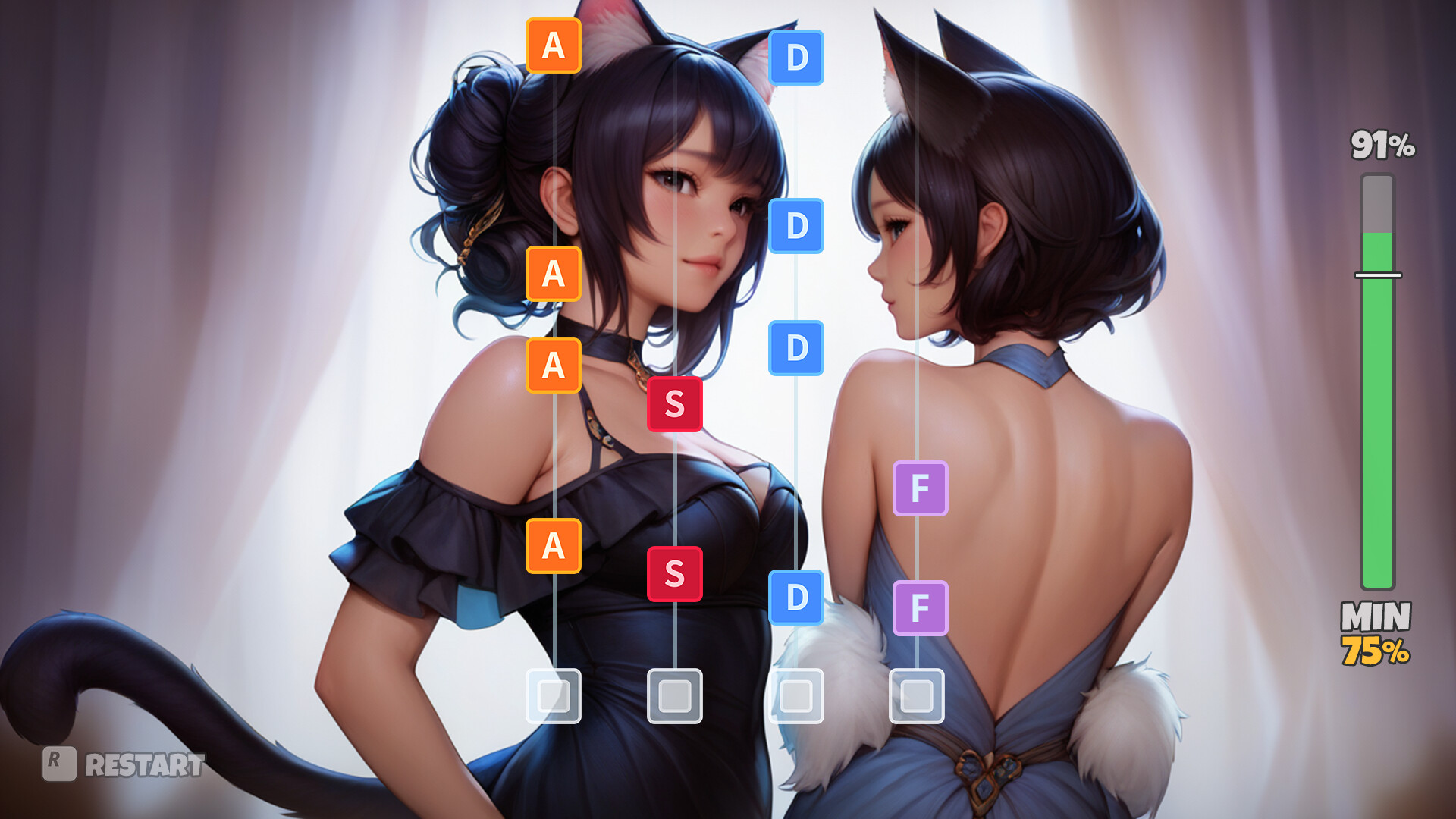 Catgirls Rhythm Game screenshot 6