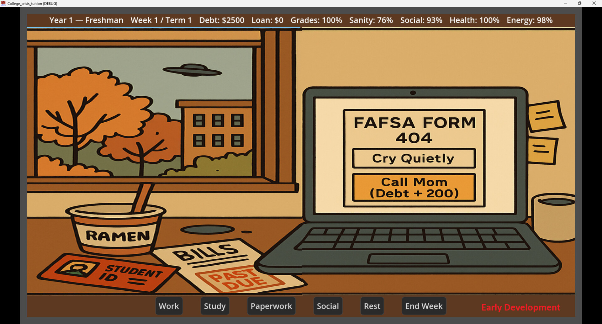 College Crisis: The Tuition Survival Game screenshot 4