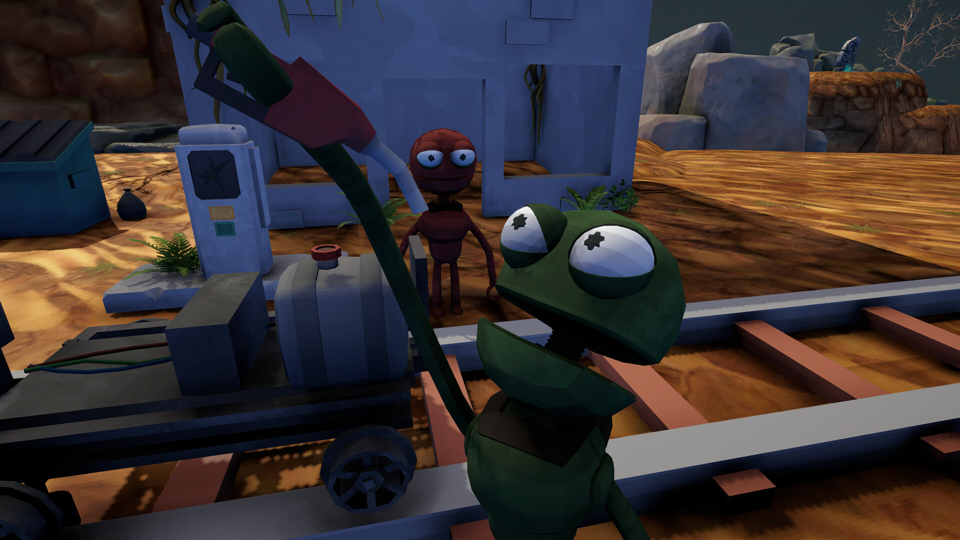 very normal rail game screenshot 2
