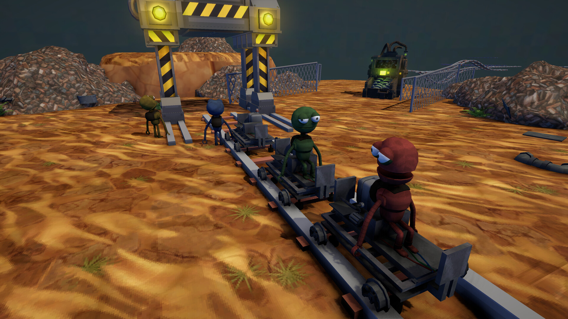 very normal rail game screenshot 1