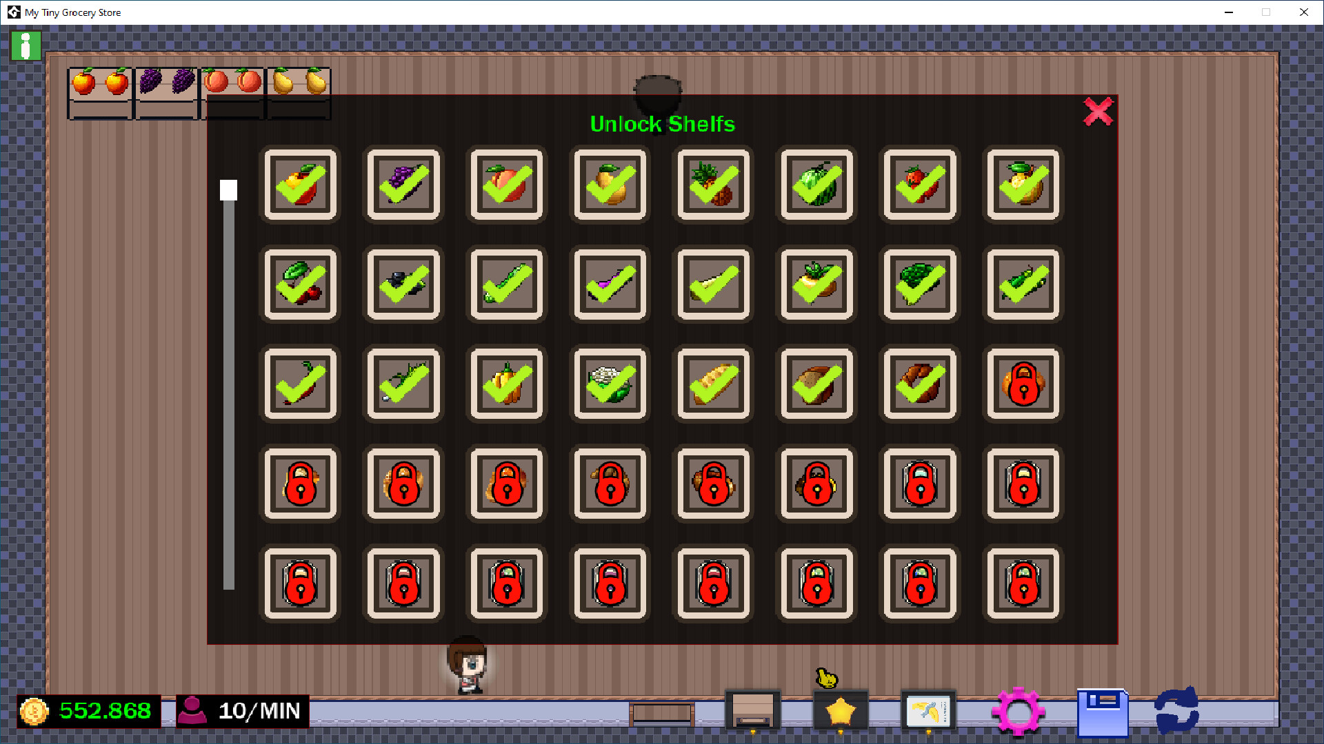 My Tiny Grocery Store - Desktop Idle Supermarket Game screenshot 4