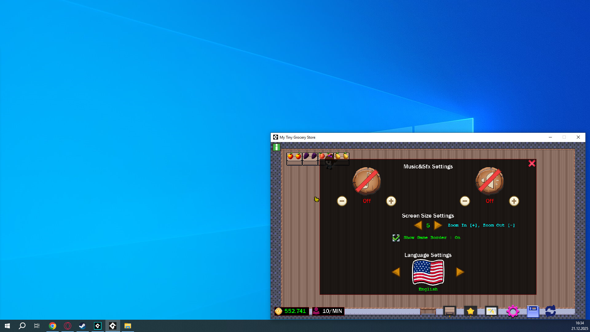My Tiny Grocery Store - Desktop Idle Supermarket Game screenshot 3