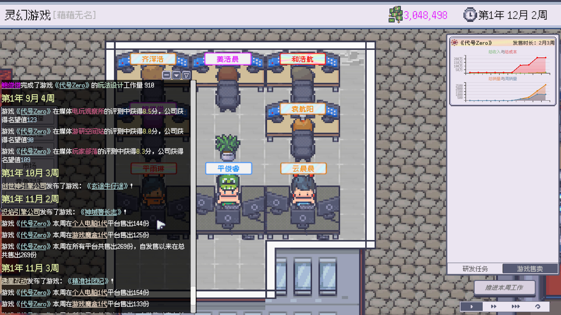 Game Company Simulator screenshot 14