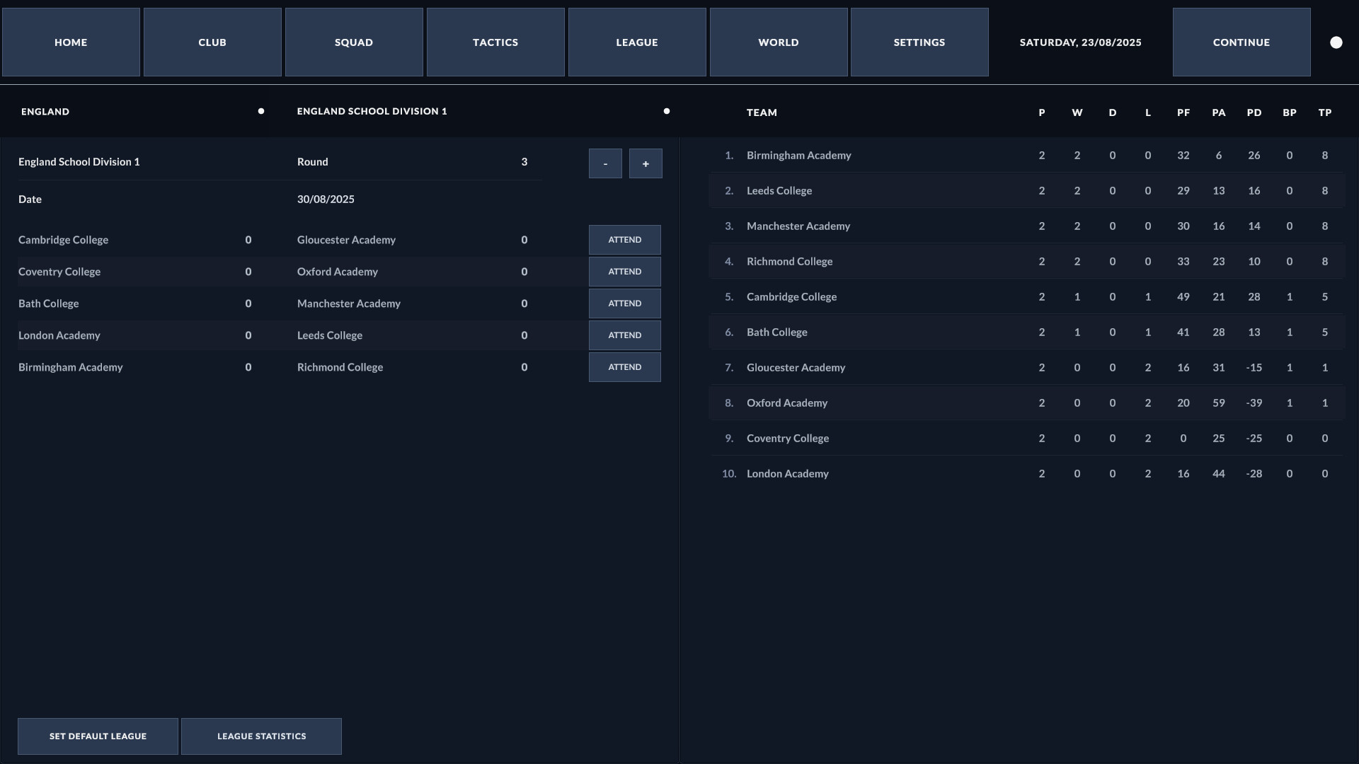 Rugby Career Manager screenshot 8