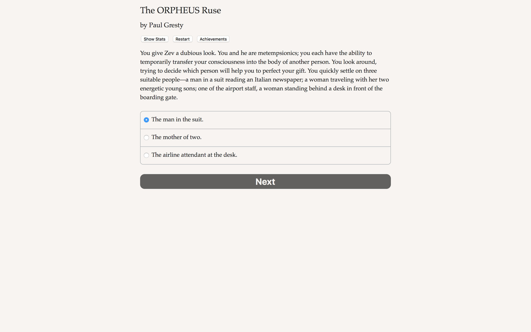 The ORPHEUS Ruse screenshot 4