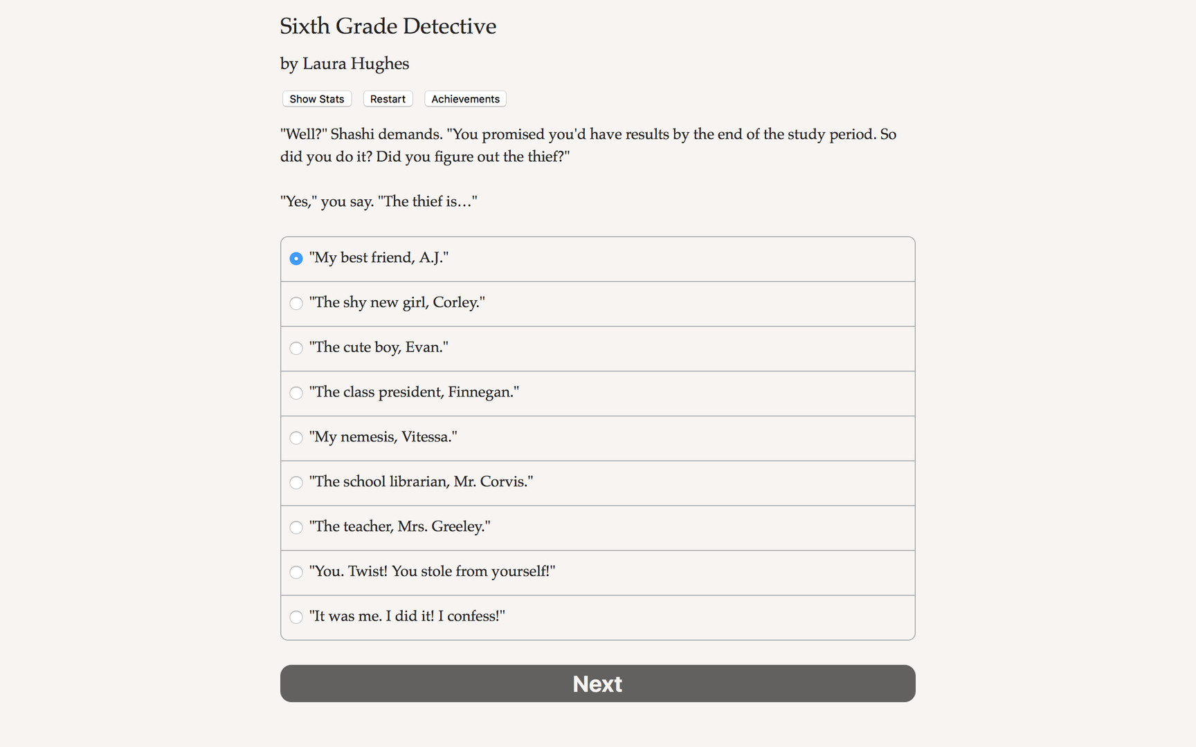 Sixth Grade Detective screenshot 5