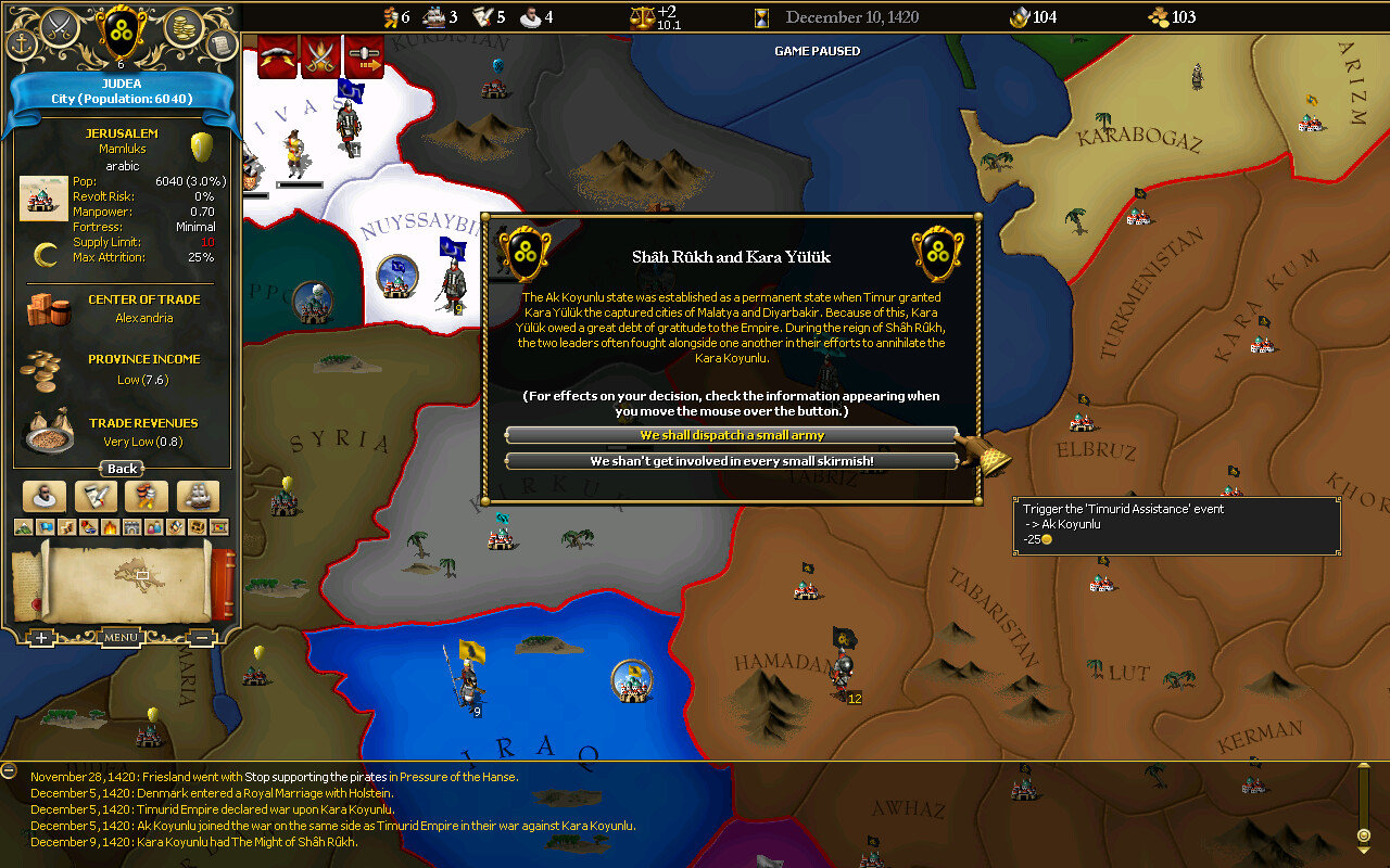 For The Glory: A Europa Universalis Game screenshot 13