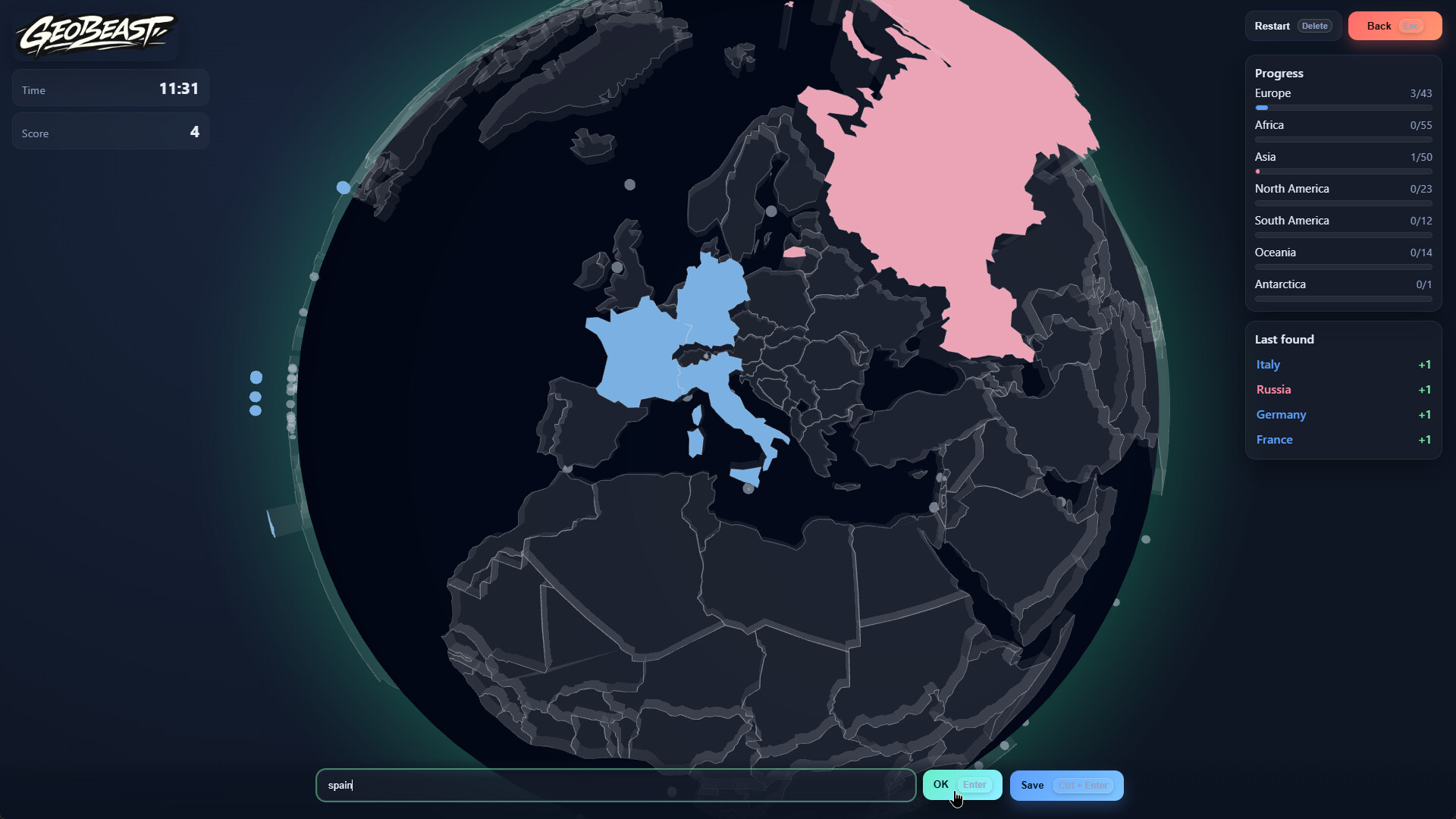 Geobeast screenshot 3