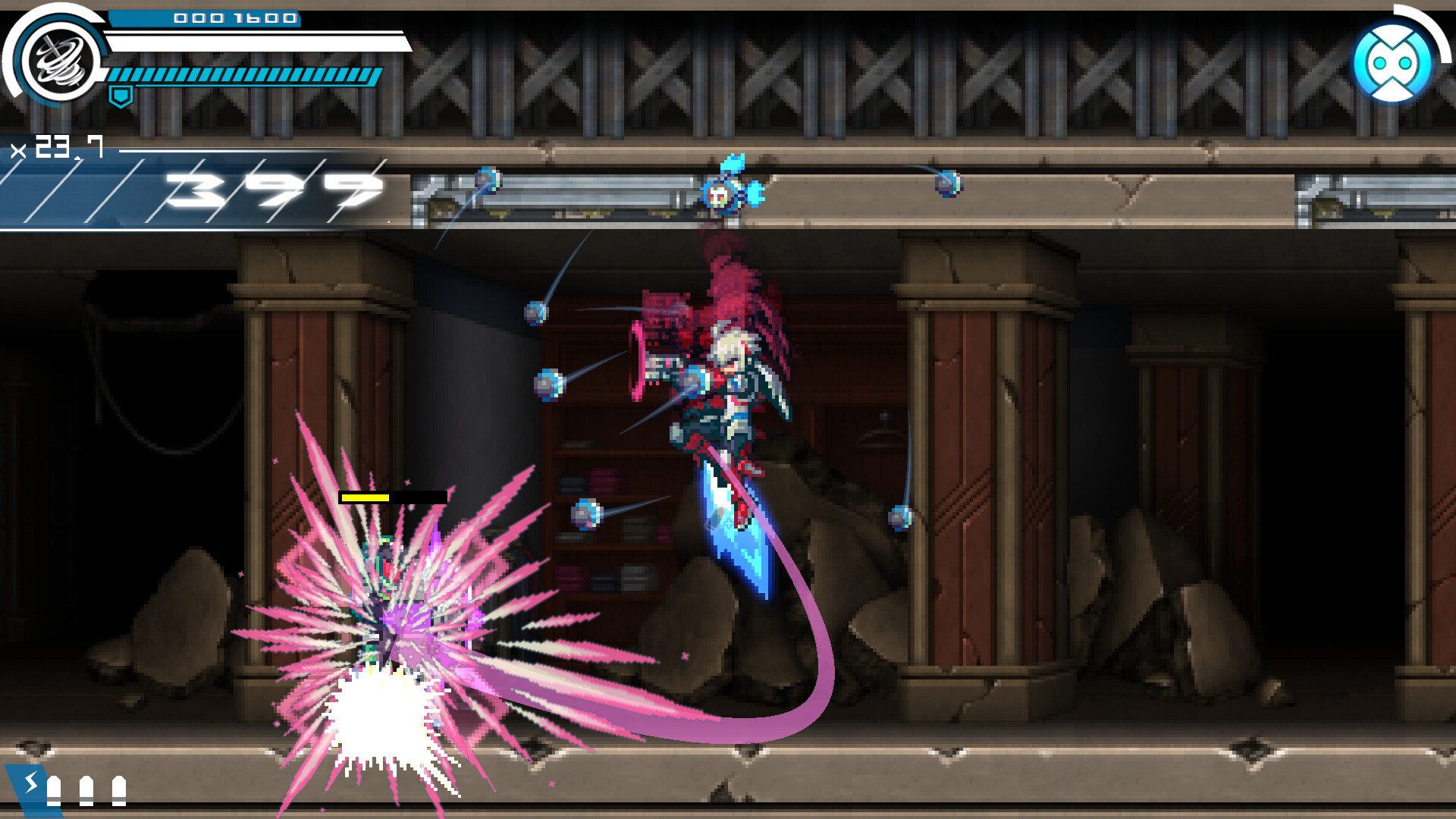 Gunvolt Chronicles: Luminous Avenger iX 1+2 Dual Collection screenshot 1