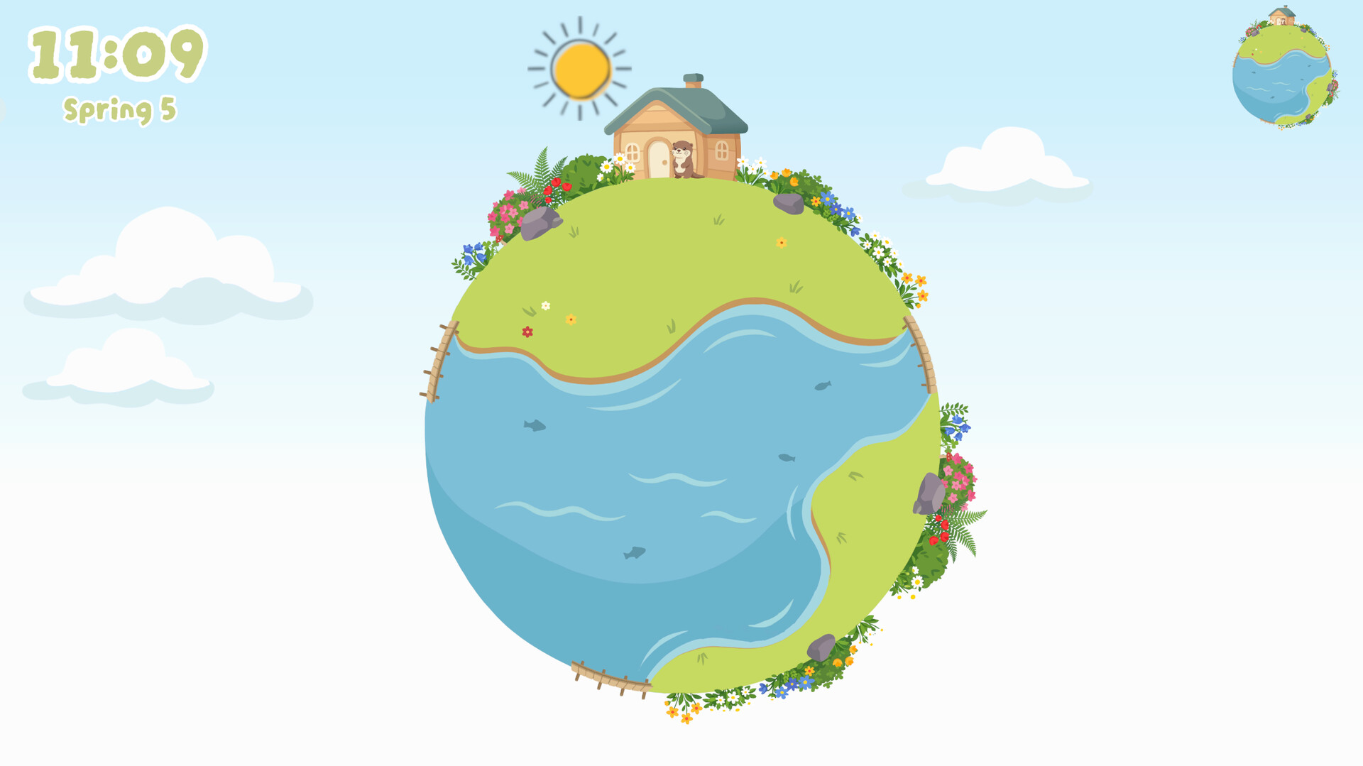 Little Otter's Fishing Life screenshot 1