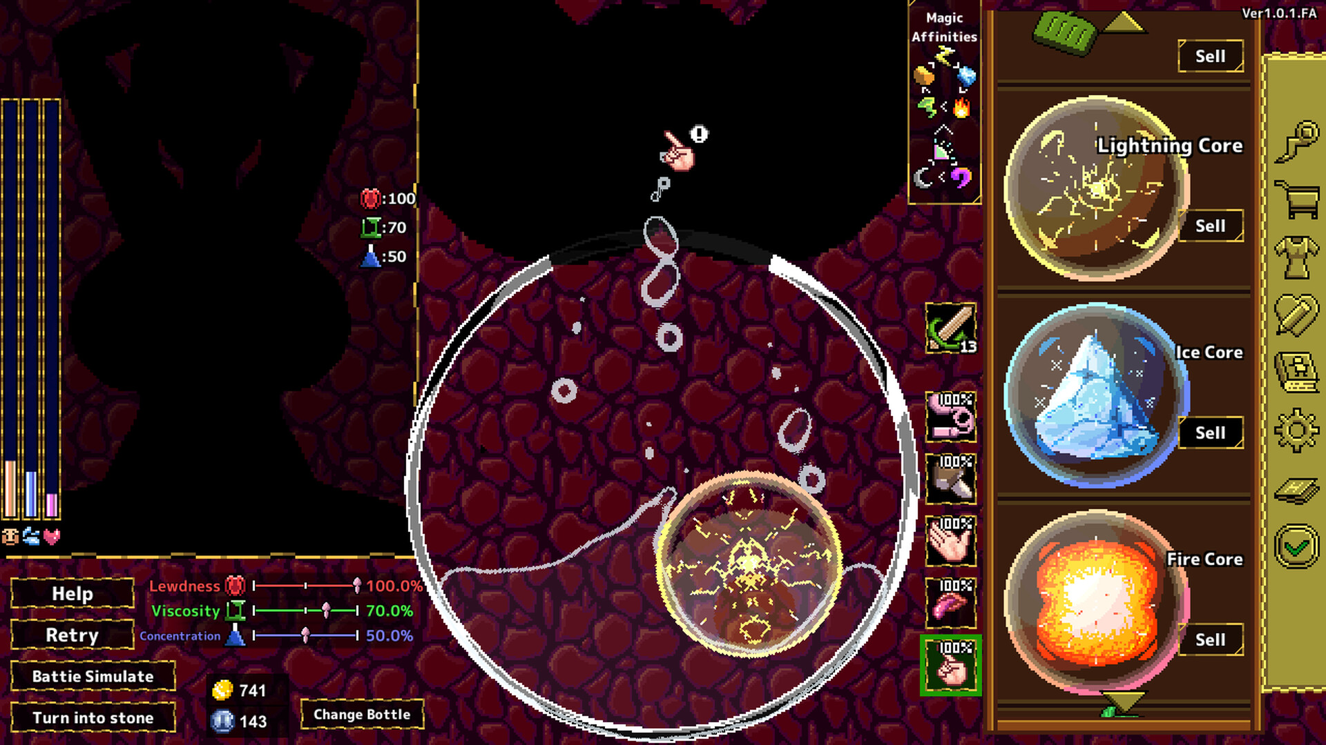 Magic Hentai Juice Battle screenshot 1