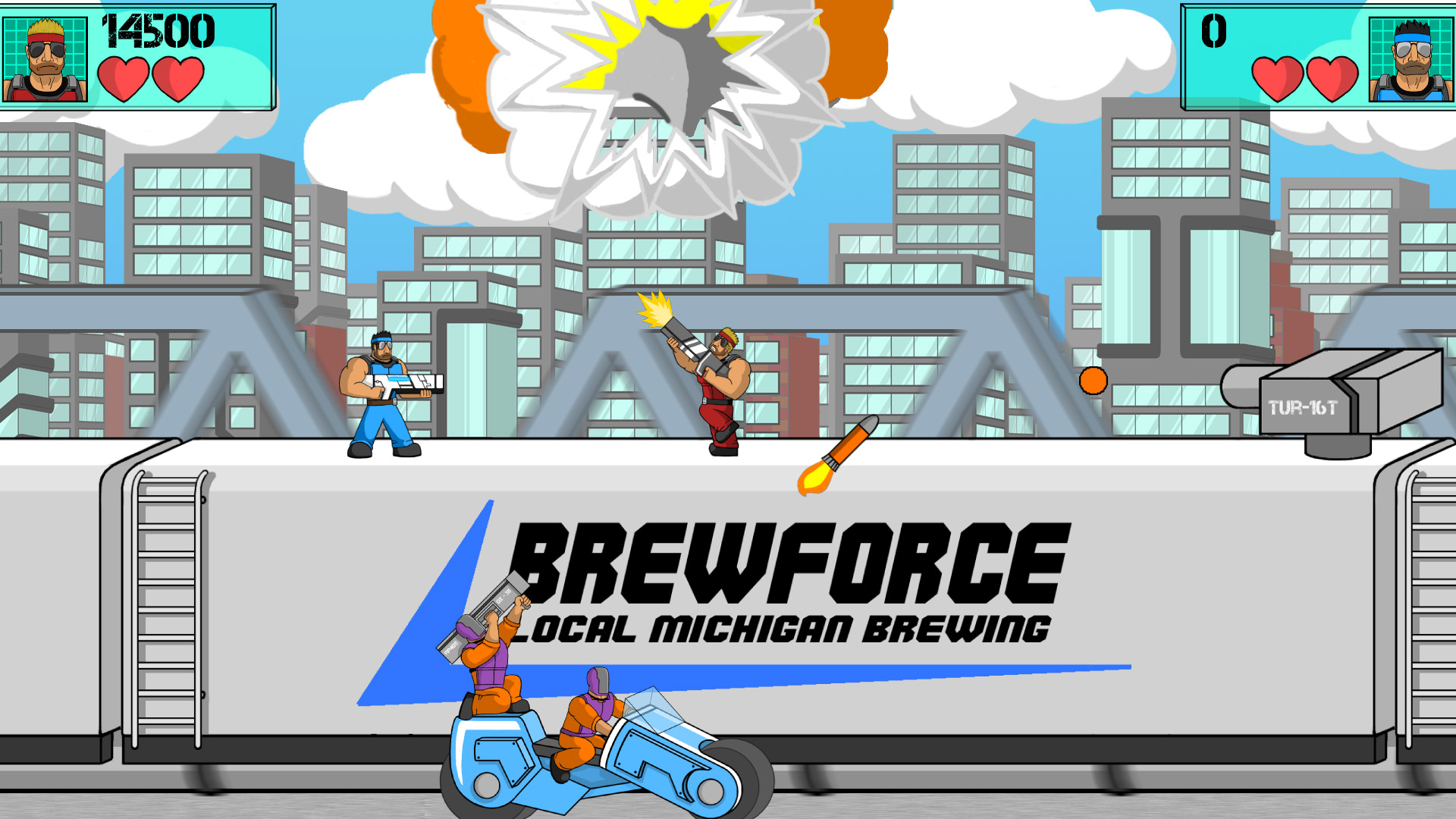 Machine Gun Train Run screenshot 6