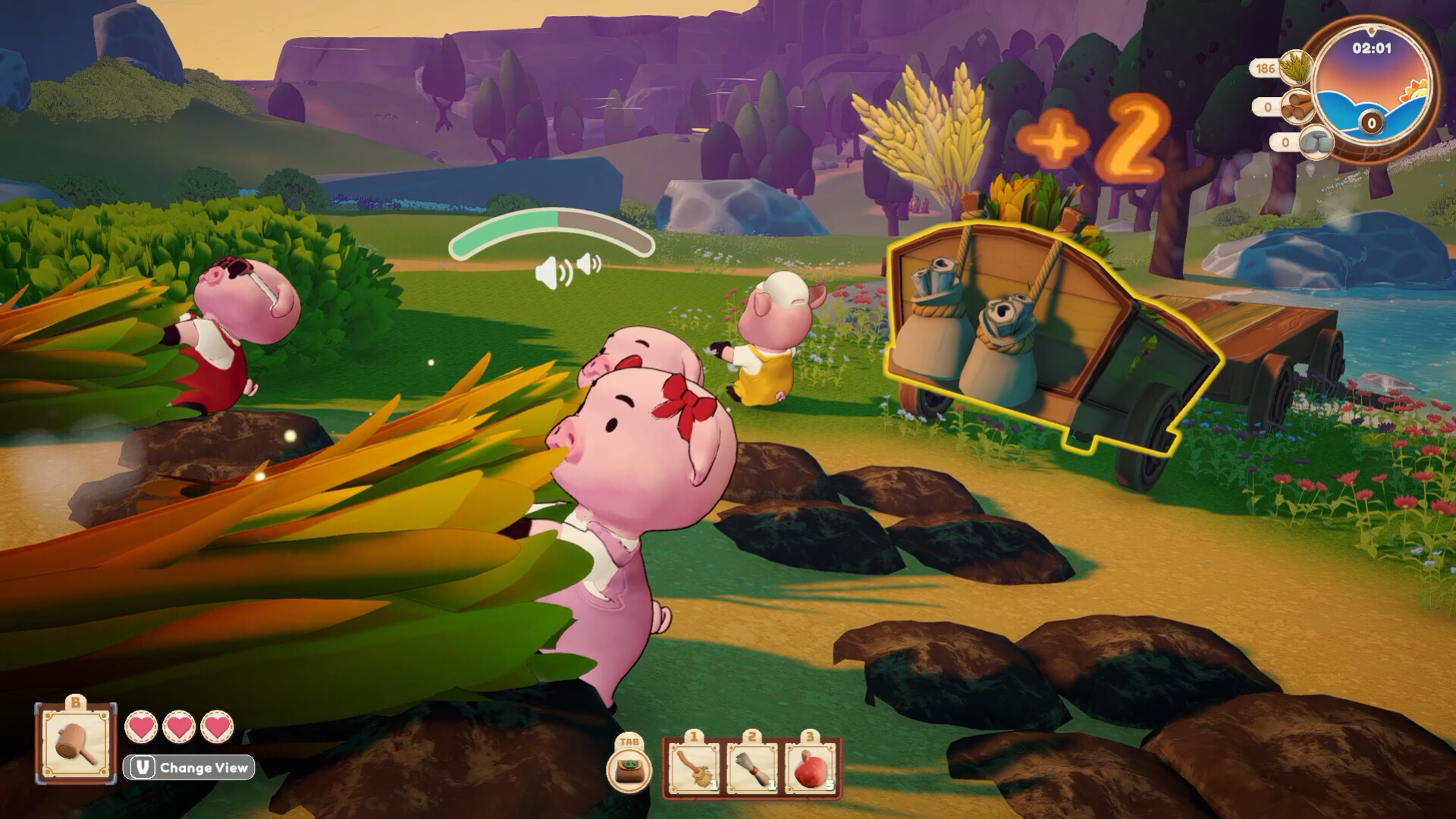 Pigs and Wolf screenshot 1