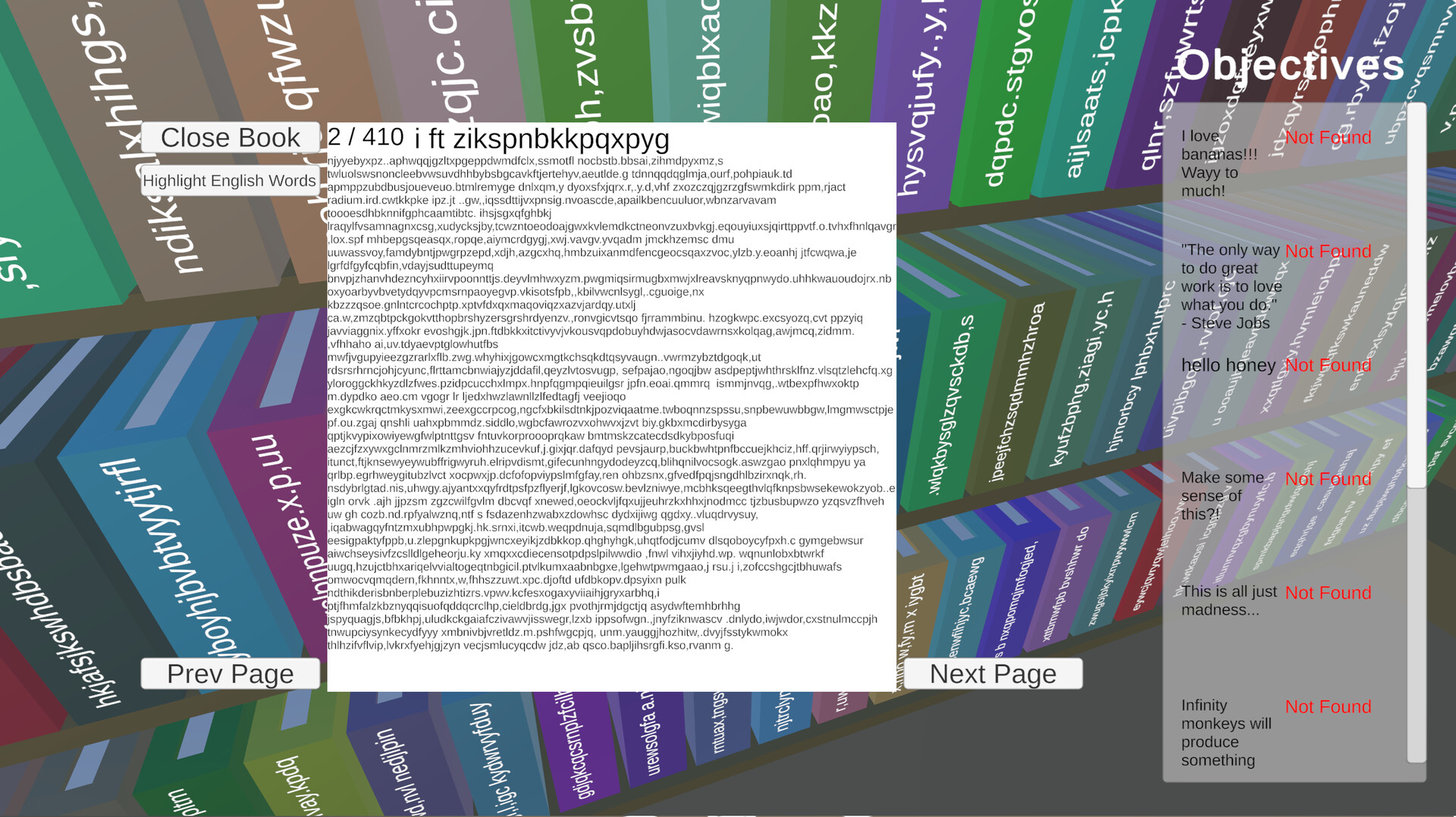 Library Of Babel screenshot 4