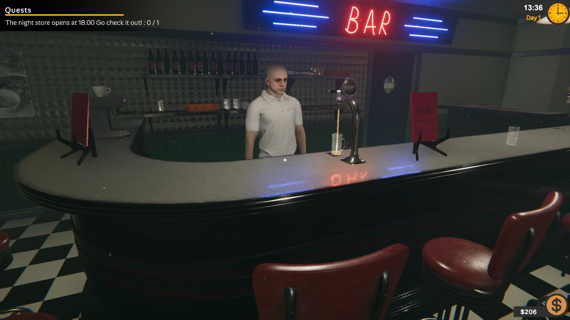 Haunted Bar Simulator π» screenshot 2