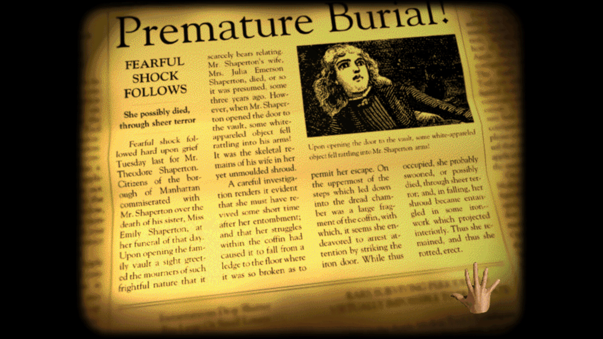 Edgar Allan Poe's Interactive Horror: 1995 Edition screenshot 8