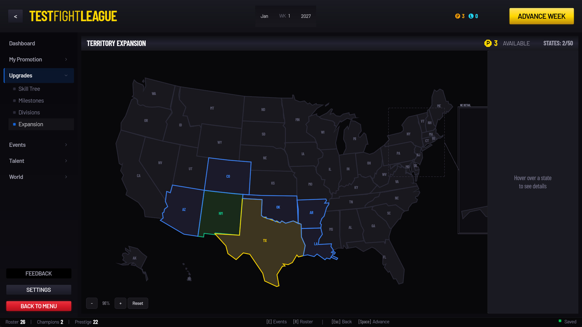 Pound for Pound: MMA Promotion Simulator screenshot 7