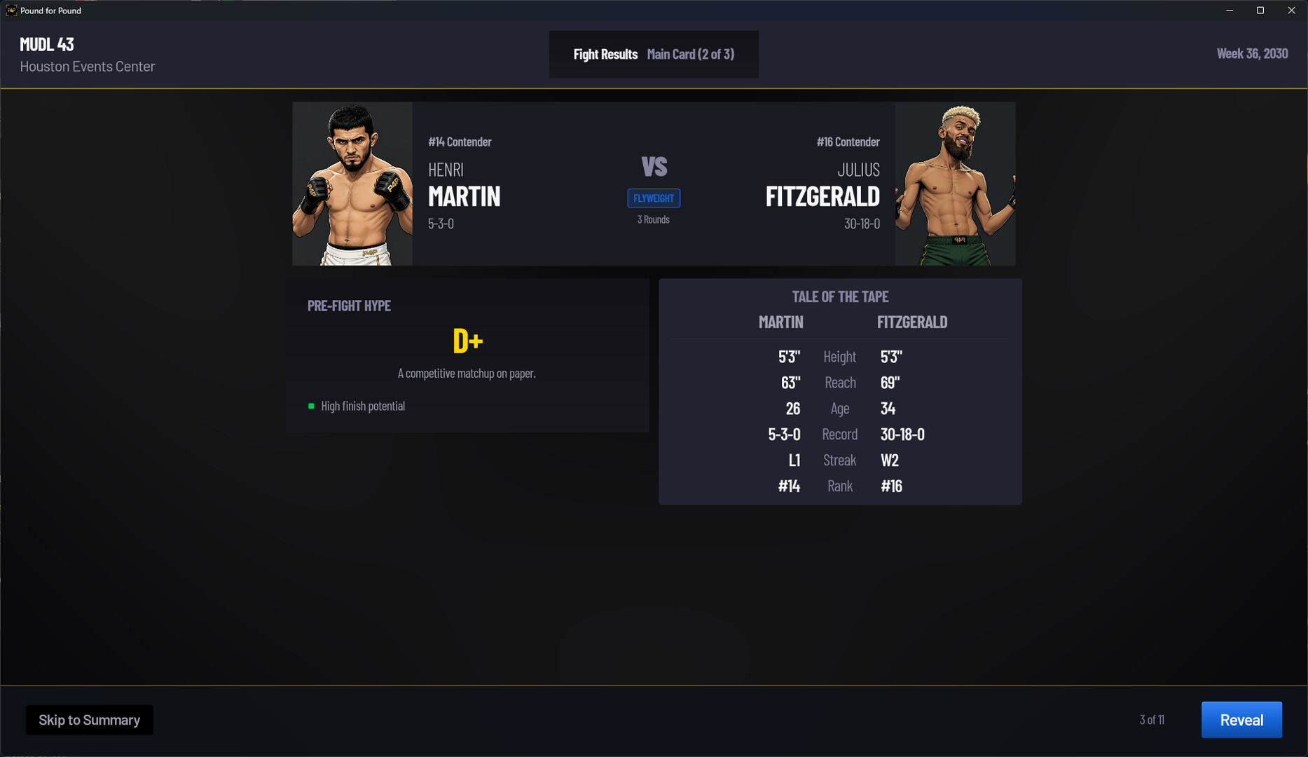 Pound for Pound: MMA Promotion Simulator screenshot 4
